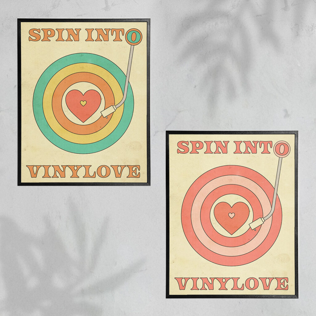 PLAKAT – SPIN INTO VINYLOVE