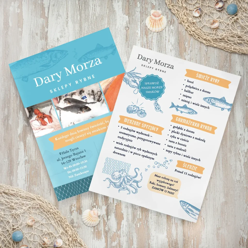 ULOTKA SKLEPU DARY MORZA