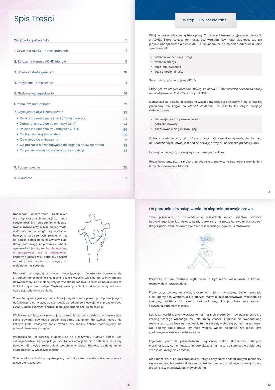 Kartki do prezentacji adhd